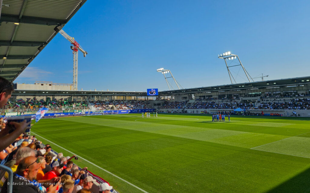 20. August 2023, FC Blau Weiß Linz gegen SK Rapid Wien im Donauparkstadion. SKV vs. SCR